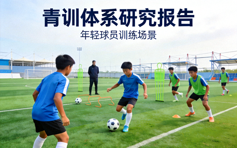 青训体系研究报告 - 年轻球员在训练基地训练